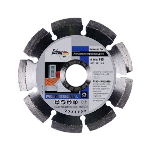 Алмазный отрезной диск FUBAG Universal Pro D115 мм/ 22.2 мм в Белгороде фото
