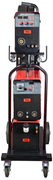 Сварочный полуавтомат INMIG 500T DW SYN + Подающий механизм DRIVE INMIG DW SYN + Шланг-пакет 5 м + Горелка FB 500 3 м + Блок жидкостного охлаждения + Тележка в Белгороде фото