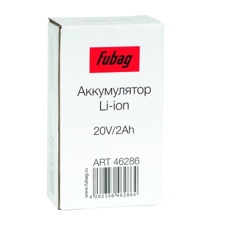 Аккумуляторная батарея FLI5S1P1202 Li-ion к бензиновым газонокосилкам FUBAG с электростартером и минирайдеру (20V/2Ah) в Белгороде фото
