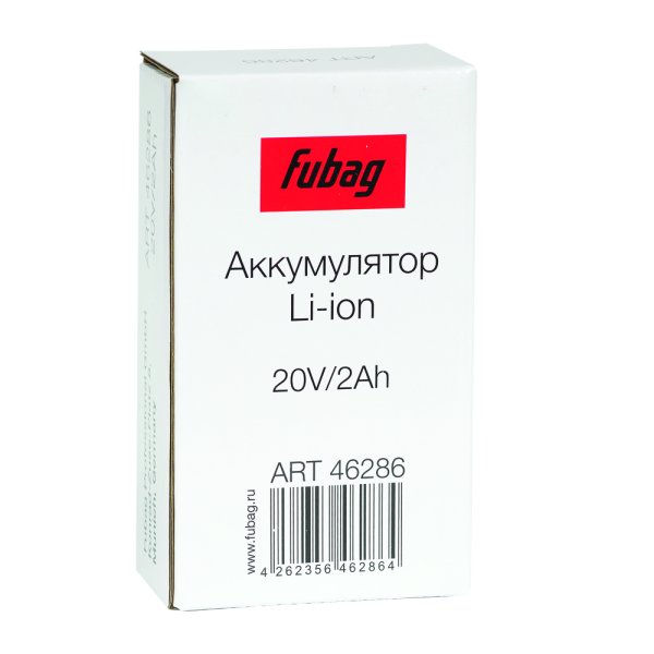 Аккумуляторная батарея FLI5S1P1202 Li-ion к бензиновым газонокосилкам FUBAG с электростартером и минирайдеру (20V/2Ah) в Белгороде фото