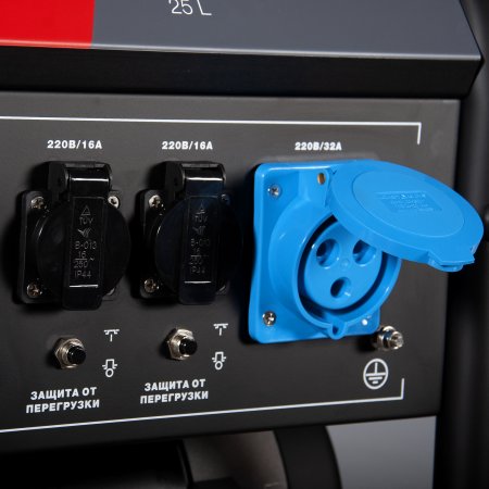 Бензиновый генератор с электростартером и коннектором автоматики FUBAG BS 7500 A ES в Белгороде фото