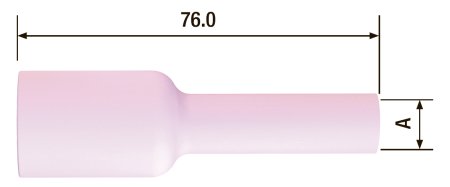 FUBAG Сопло керамическое для газовой линзы №5L ф8 FB TIG 17-18-26 (2 шт.) в Белгороде фото