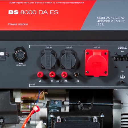 Бензиновый генератор FUBAG BS 8000 DA ES (трехфазный) с электростартером и коннектором автоматики в Белгороде фото