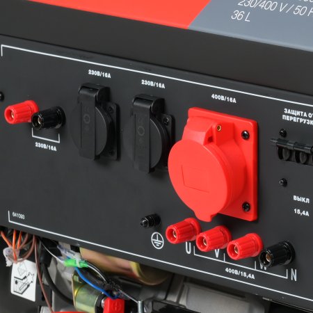 Бензиновый генератор FUBAG BS 9000 DA ES (трехфазный) с электростартером и коннектором автоматики в Белгороде фото