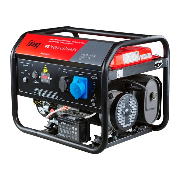 Бензиновый генератор FUBAG BS 3500 A ES DUPLEX в Белгороде фото